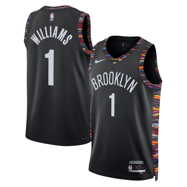 Brooklyn Nets Trikot Ziaire Williams Nike 2025-26 City Edition Schwarz Swingman - Herren Brooklyn Nets Trikot Ziaire Williams Nike 2025-26 City Edition Schwarz Swingman - Herren